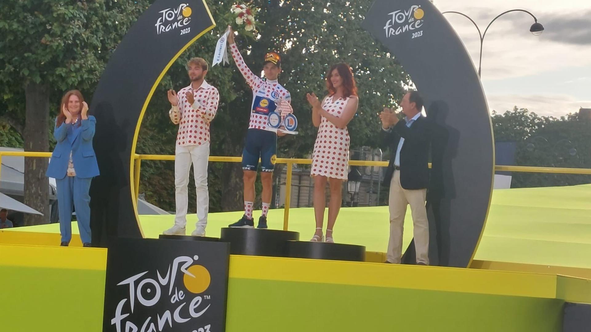 Tour de France podio 23 luglio